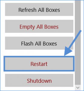 skublox hub application restart